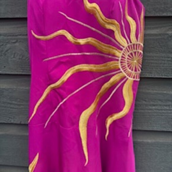 Magenta Evening Dress Celestial / Golden Sun - Picture 4 of 5